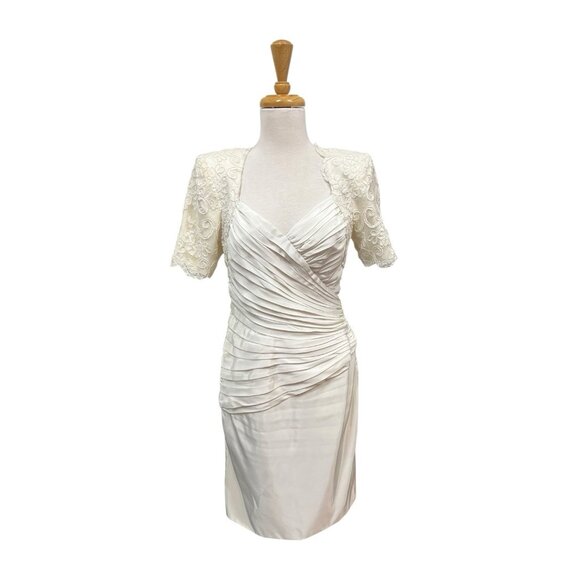 chinese dress ladies Wedtrend Women Ivory Bridal Dress Vintage Ivory A Line Chiffon Boho Long Wedding Dress with Lace, Ivory / US6 main image 0